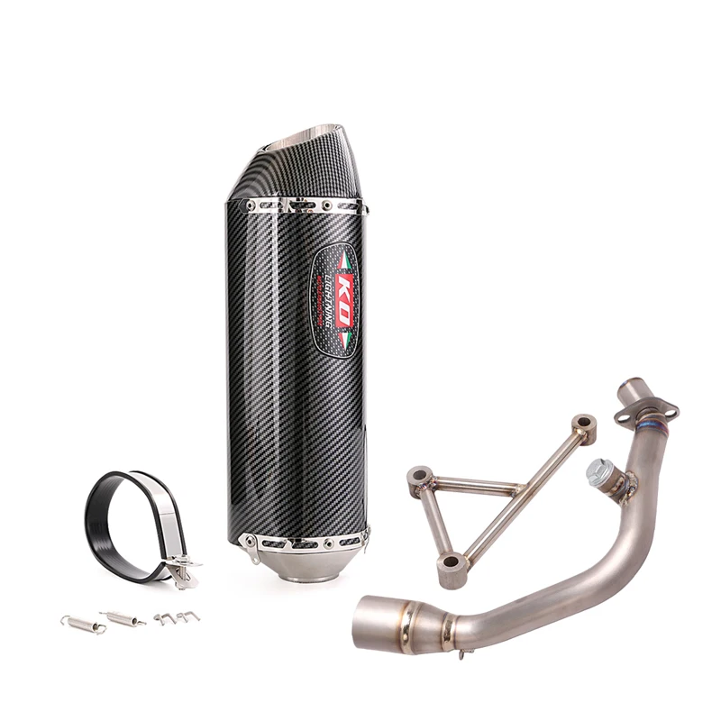 Pro PIAGGIO vespa sprint /primavera 150 2015-2021 motocykl výfuk mid dýmka titanová alloy+stainless ocel s DB vrah