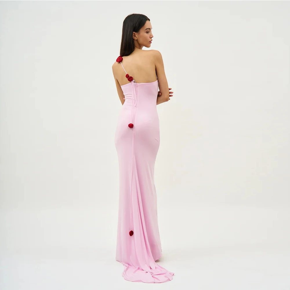 Vestidos de Noche de lujo para mujer, vestido Halter para fiesta de graduación, ropa Sexy delgada para mujer, trajes de dama de cintura alta a la moda, 2024