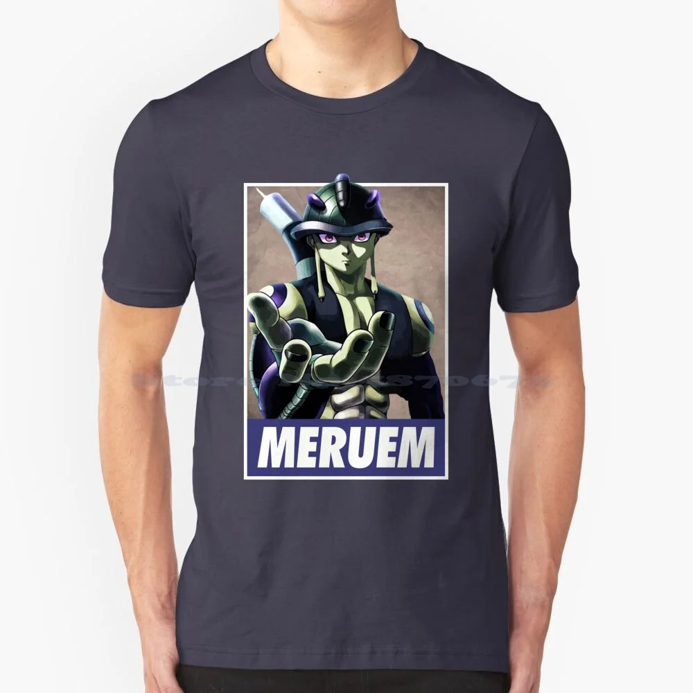 Meruem T Shirt 100% Cotton Tee Meruemu Hunterpedia Chimera Ant Queen Hunter X Hunter Hxh Anime Manga Chrollo Lucifer