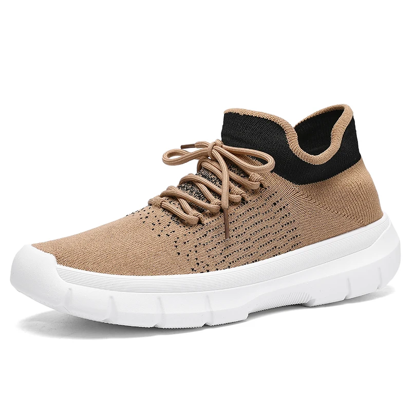 

Мужская повседневная спортивная обувь, модные и дышащие туфли на плоской подошве, легкие лоферы для бега.