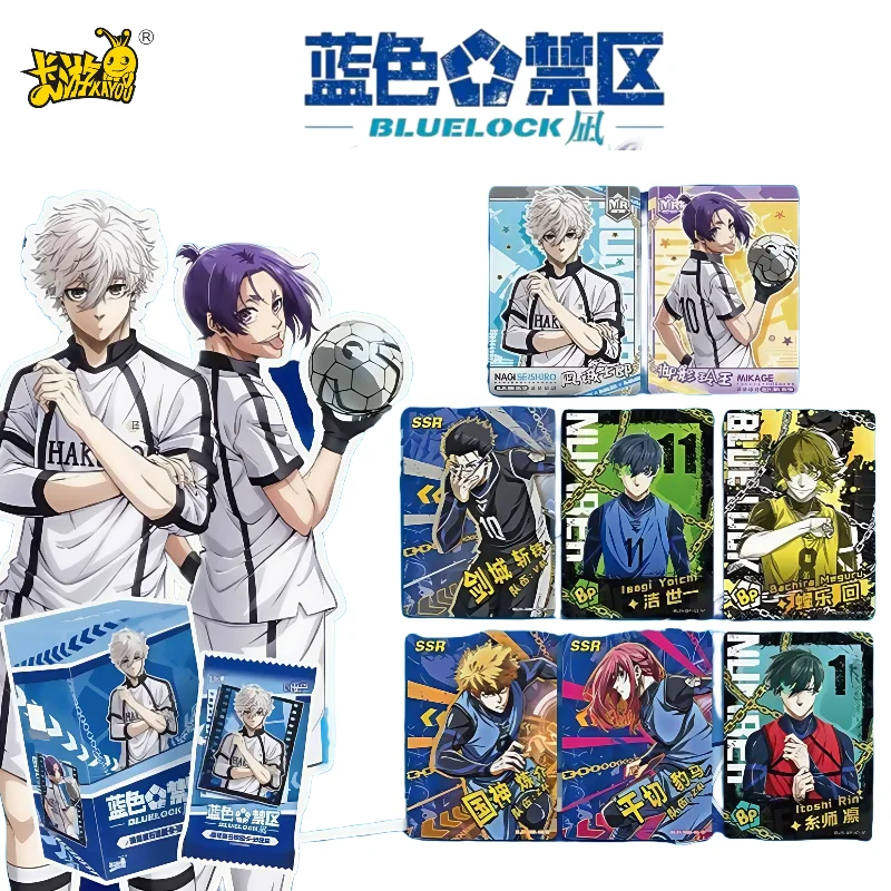 

KAYOU натуральный BLUE LOCK Awakening Stone Series карты аниме периферийные персонажи детские подарки на день рождения коллекция игрушечных карт