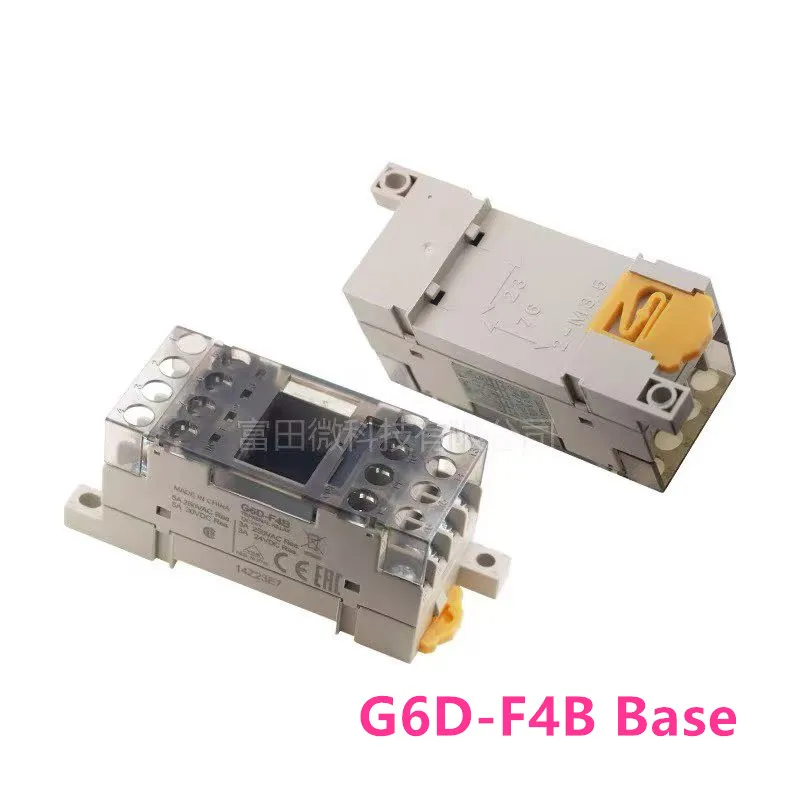 

G6D-F4B Relay Base DC24V Four Channels Normally Open G6D-1A-ASI Module for Electronics And Automation
