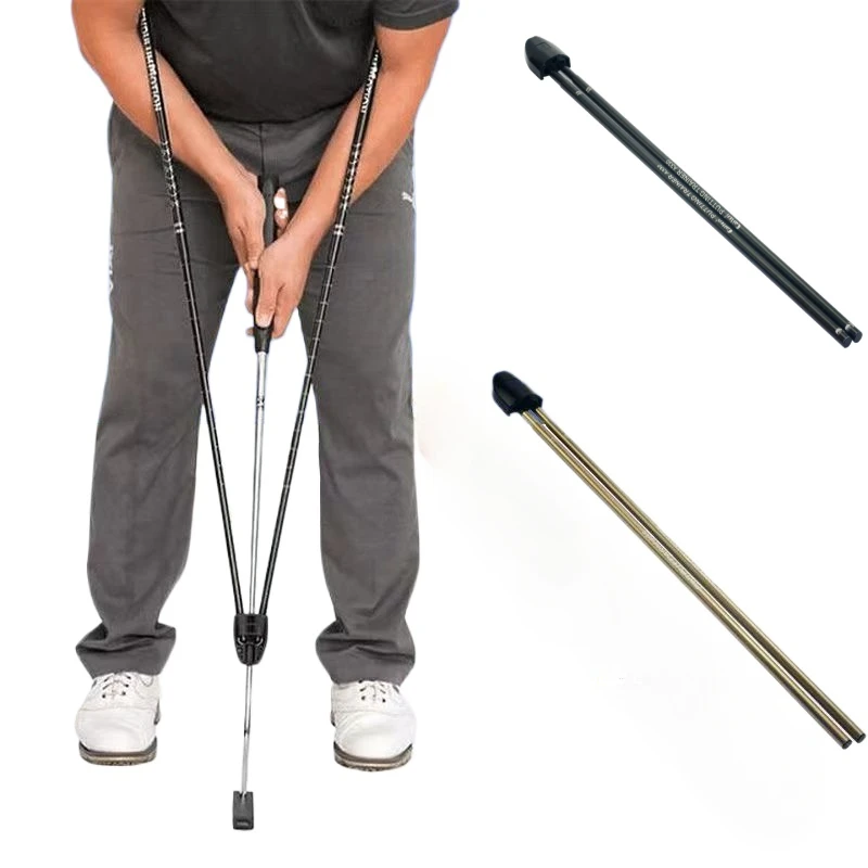 Pomoc treningowa do puttowania golfowego, pomoc treningowa do puttowania Sprzęt do treningu golfowego dla idealnego puttowania, można zamocować na dowolny trzonek puttera...