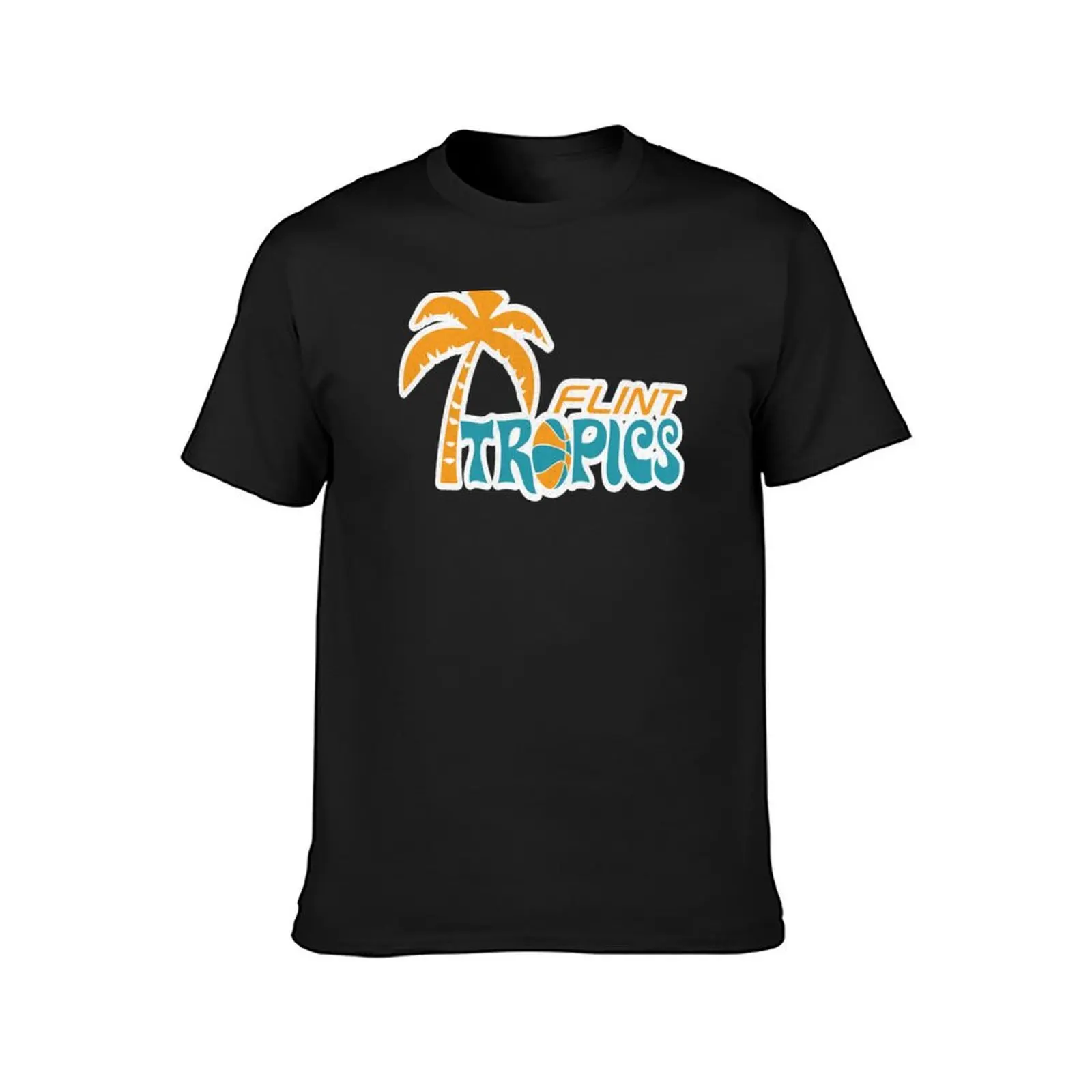 Flint Tropics Retro T-Shirt kawaii clothes quick drying oversizeds Aesthetic clothing tshirts for men