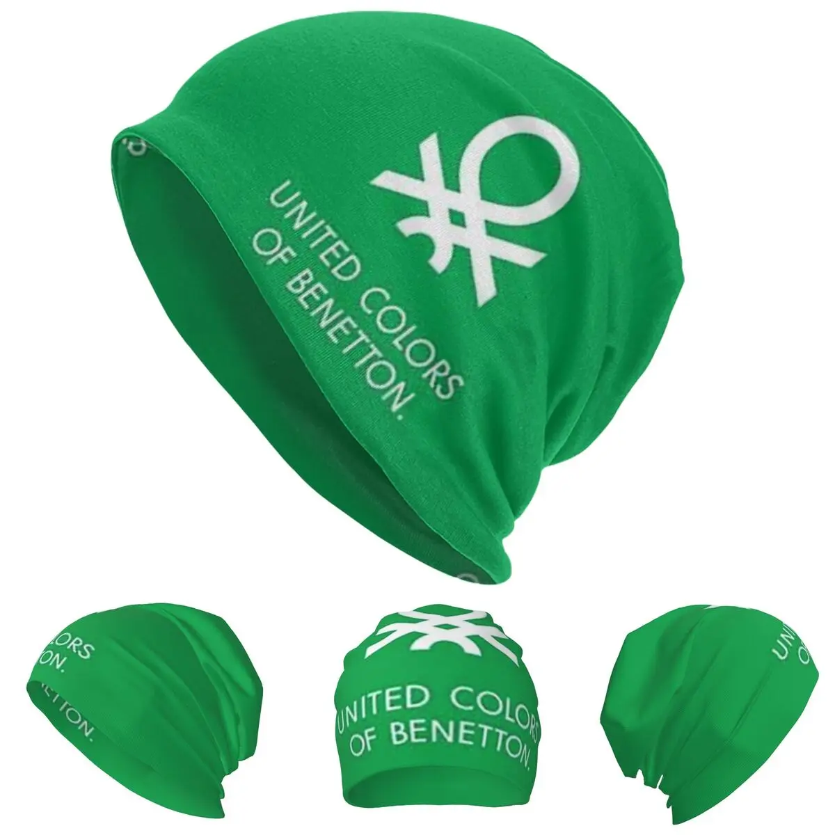 يونايتد كولورز أوف بينيتون سكوليز بيني القبعات الدافئة الخريف الشتاء في الهواء الطلق قبعة محبوك قبعات بونيه للجنسين الكبار