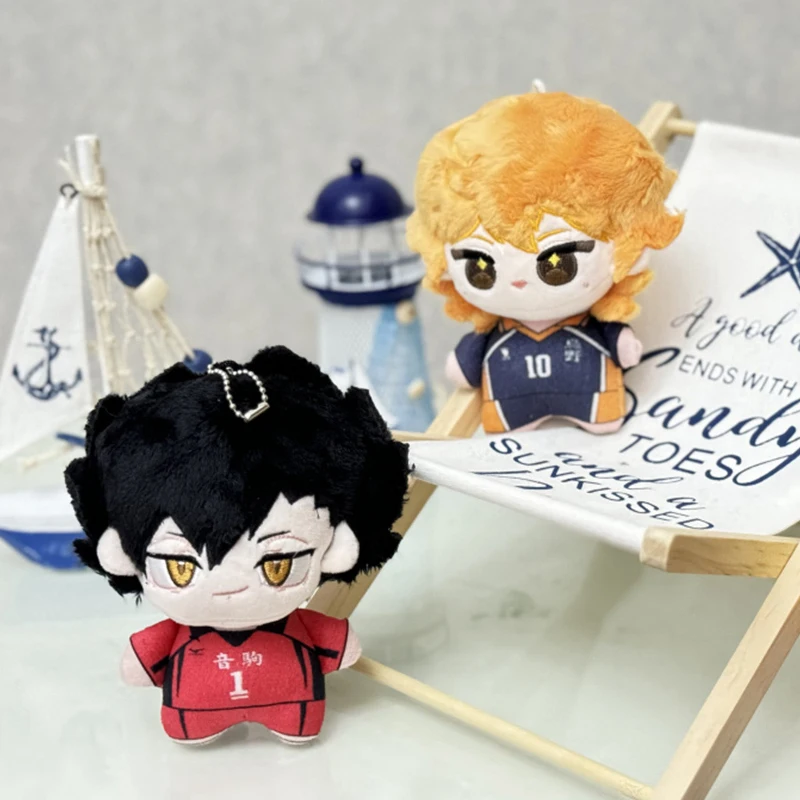 1 Stück 12CM Kawaii Baumwolle Puppe Verteilung Plüschtiere Anime Hinata Shoyo Tobio Kageyama Sugawara Koushi Kei Tsukishima Plushie Puppe – Detail 5