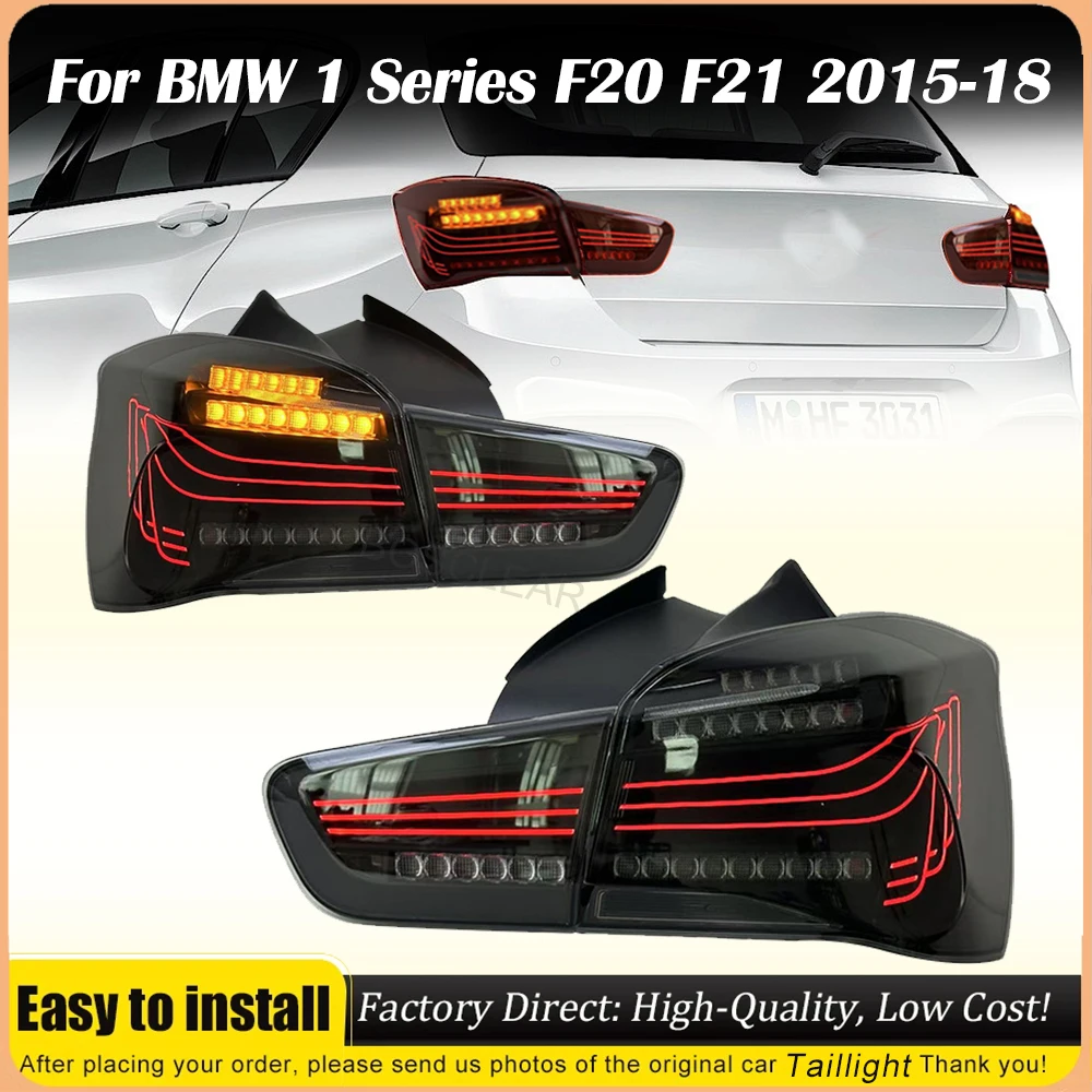 

2 шт. автоматический задний фонарь CSL для BMW 1 серии F20 F21 15-18 стиль указателей поворота Plug and Play 114i 116i 118i Система светодиодного освещения