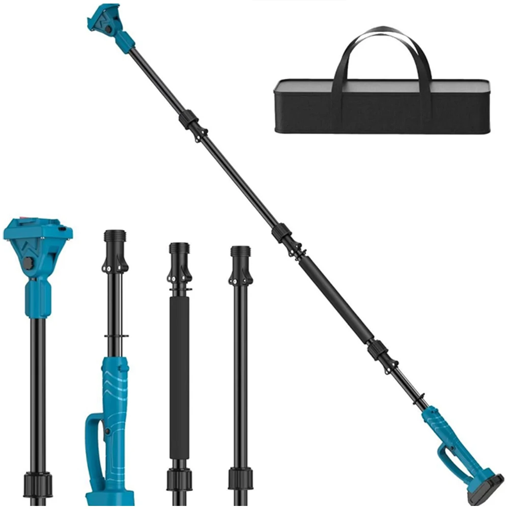 1.5/2.2/2.5 متر القطب الكهربائي بالمنشار تلسكوبي تمديد مقصات التقليم قابل للتعديل شجرة الانتهازي ملحق