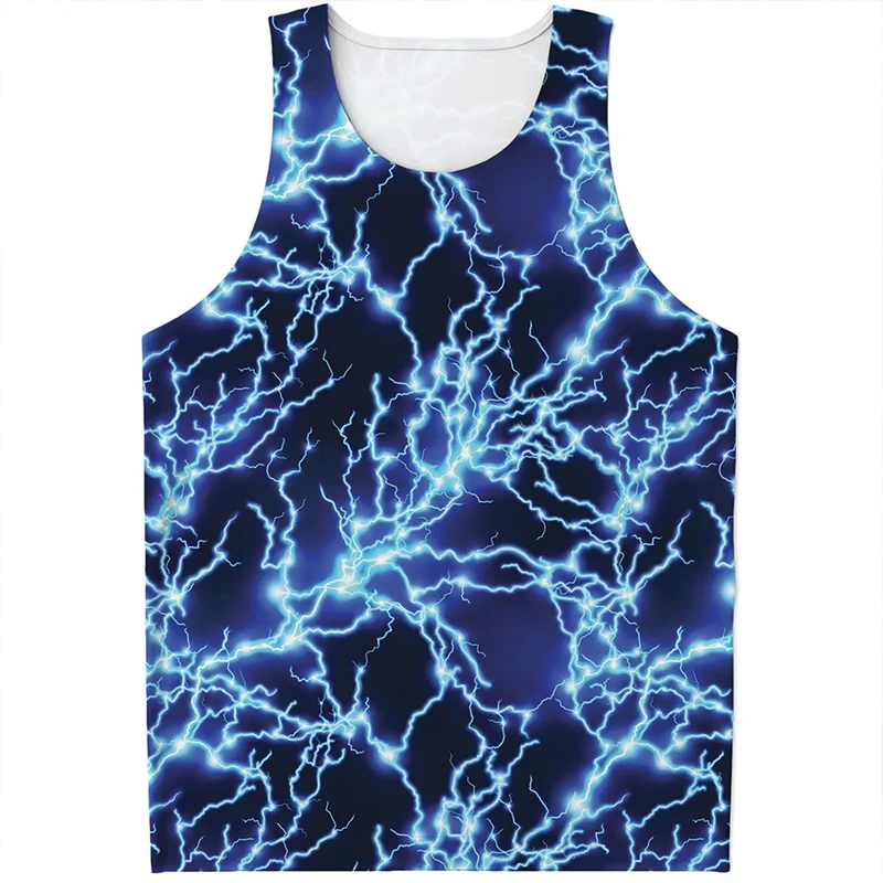 2024 Harajuku Hot Sale Europe American Round Neck Tank Top Streetwear Summer New Fashion Pattern Vest y2k Tops Male Clothing 6XL