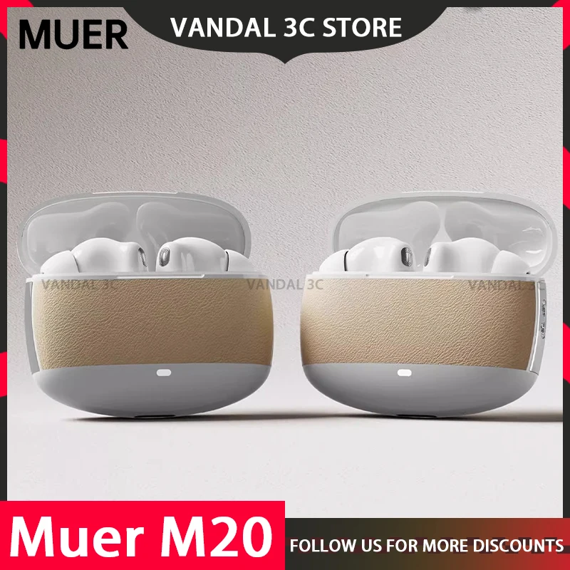 

Muer M20 Earphone Wireless Bluetooth Noise Reduction In Ear Earphones Low Latency Moving Coil Gaming Customized Headphone Gift