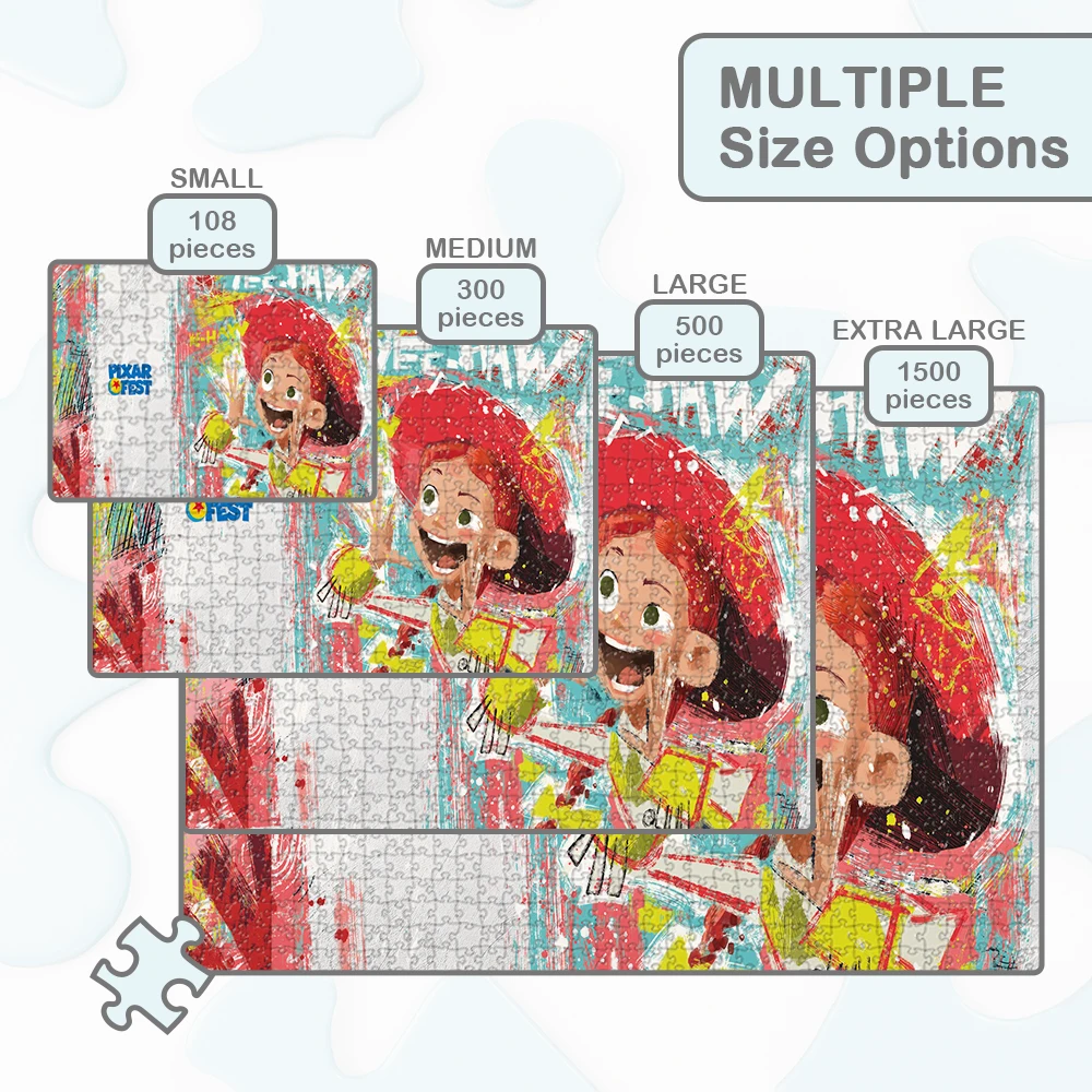 بيكسار رسمت مع جيسي بانوراما الألغاز ألعاب شخصيات ديزني الكلاسيكية والألغاز 108/200/300/500/1000/1500 قطعة لتقوم بها بنفسك لغز