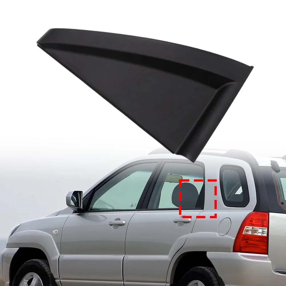 

83830-1F000, 83830-1F001 Car Rear Door Window Triangle Trim Outside Molding Left / Right for Kia Sportage 2005 2006 2007-2010