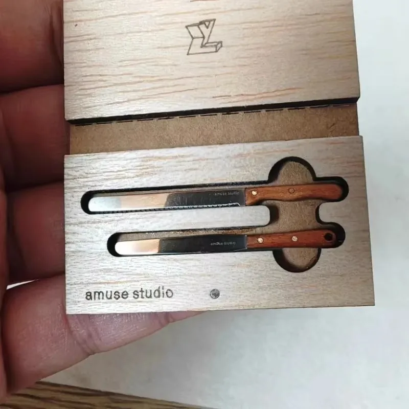 

1/6 Bjd Blyth Soldier Lol Miniature Dollhouse Furniture Mini Model Solid Wood Metal Bread Knife Dolls Kitchen Scene Props Decor