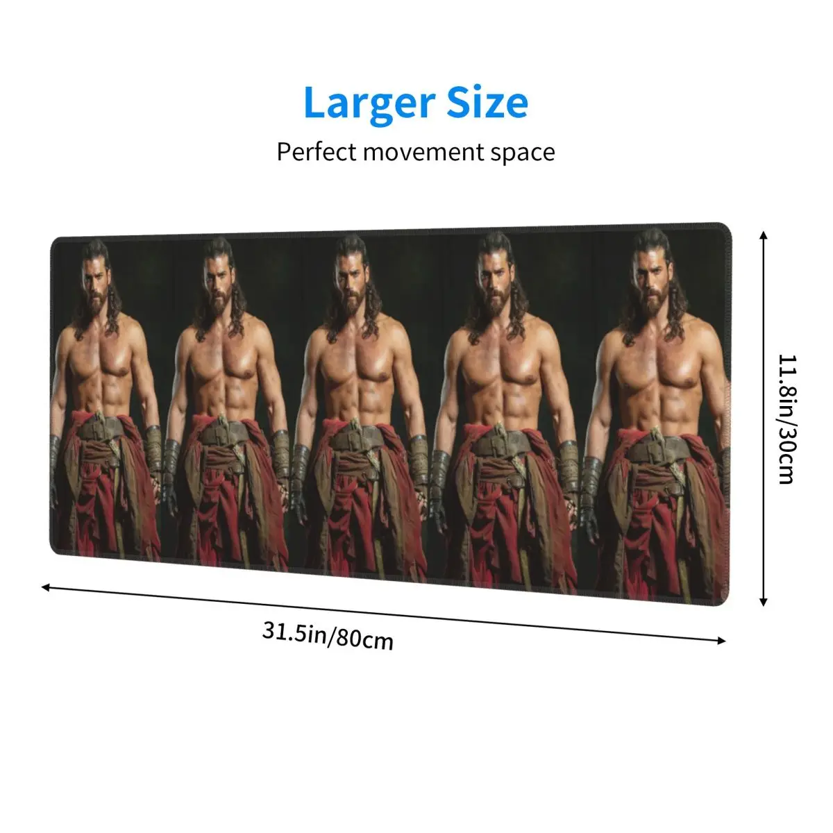 Large Mouse Pad Actor Can Yaman Photo Gamer PC Laptop Mats Keyboard Carpet Computer Gaming Office Accessories Desk Mat