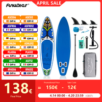 FunWater Sup Board Inflatable Surfboard Stand Up Paddle Board 335 x 84 x 15 cm Complete Inflatable Sup Paddle Board Accessories