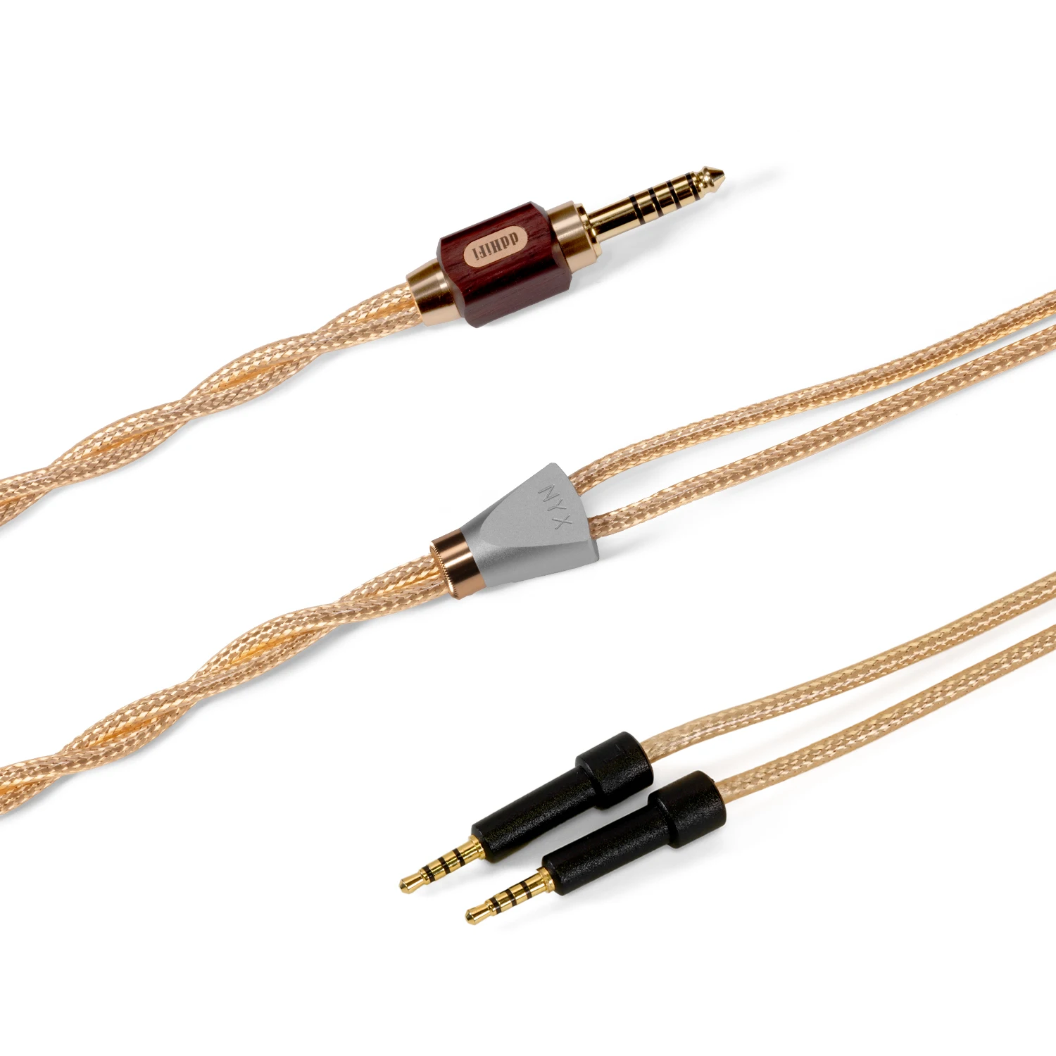 DD ddHiFi BC150G 4,4 mm gebalanceerde hoofdtelefoon-upgradekabel Zilver OCC koperen zwevende afscherming voor Sennheiser Focal AT Sony & meer