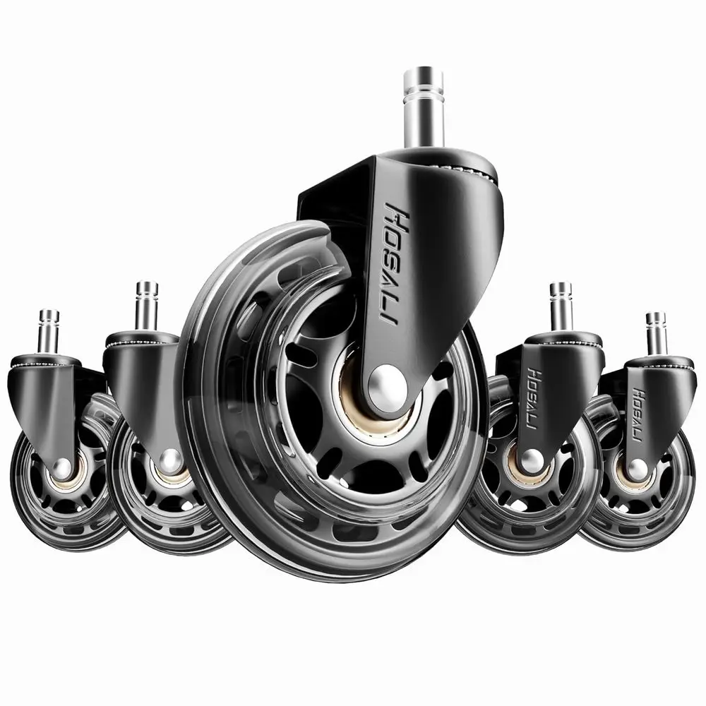 

3-дюймовые колеса для офисного стула — сменные резиновые ролики для стула, сверхмощные колесики для компьютерного игрового стола, гладкие и безопасные ролики