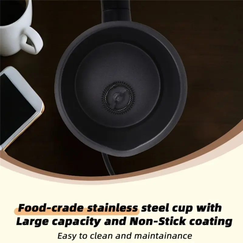 Gen Basic Full-Automatic Milk Frother Machine Smart Touch Control Milk Warmer Temperature Settings Hot&Cold Milk Frother