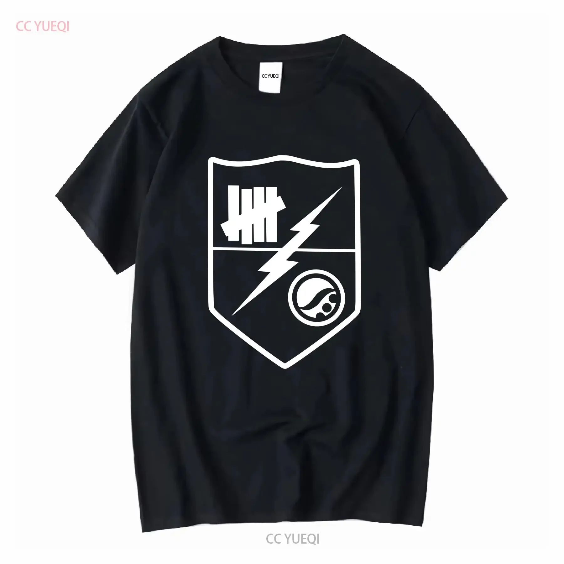 Shoyoroll x Undefeated Bolt Seal T Shirt Brand New long or short sleeves vintage Washed fashion graphic Top For Everyday Wear