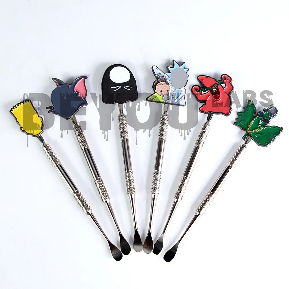 118cm Wax Carving Nail Non Stick Stainless Steel Stri Nails Essentials Balm Clay Tool Cartoon Badge Customize