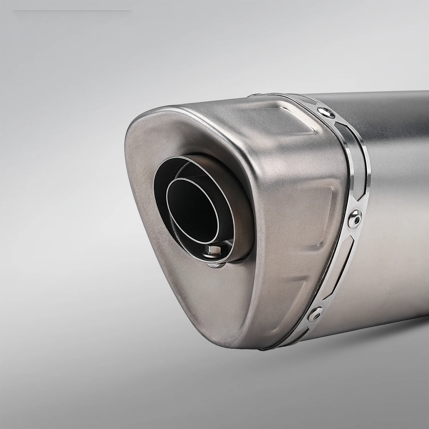 

Магазин T1 MOTO: Универсальная выхлопная система для мотоциклов, соединительная труба, глушитель из нержавеющей стали 51 мм для ZX6R, Ninja 400