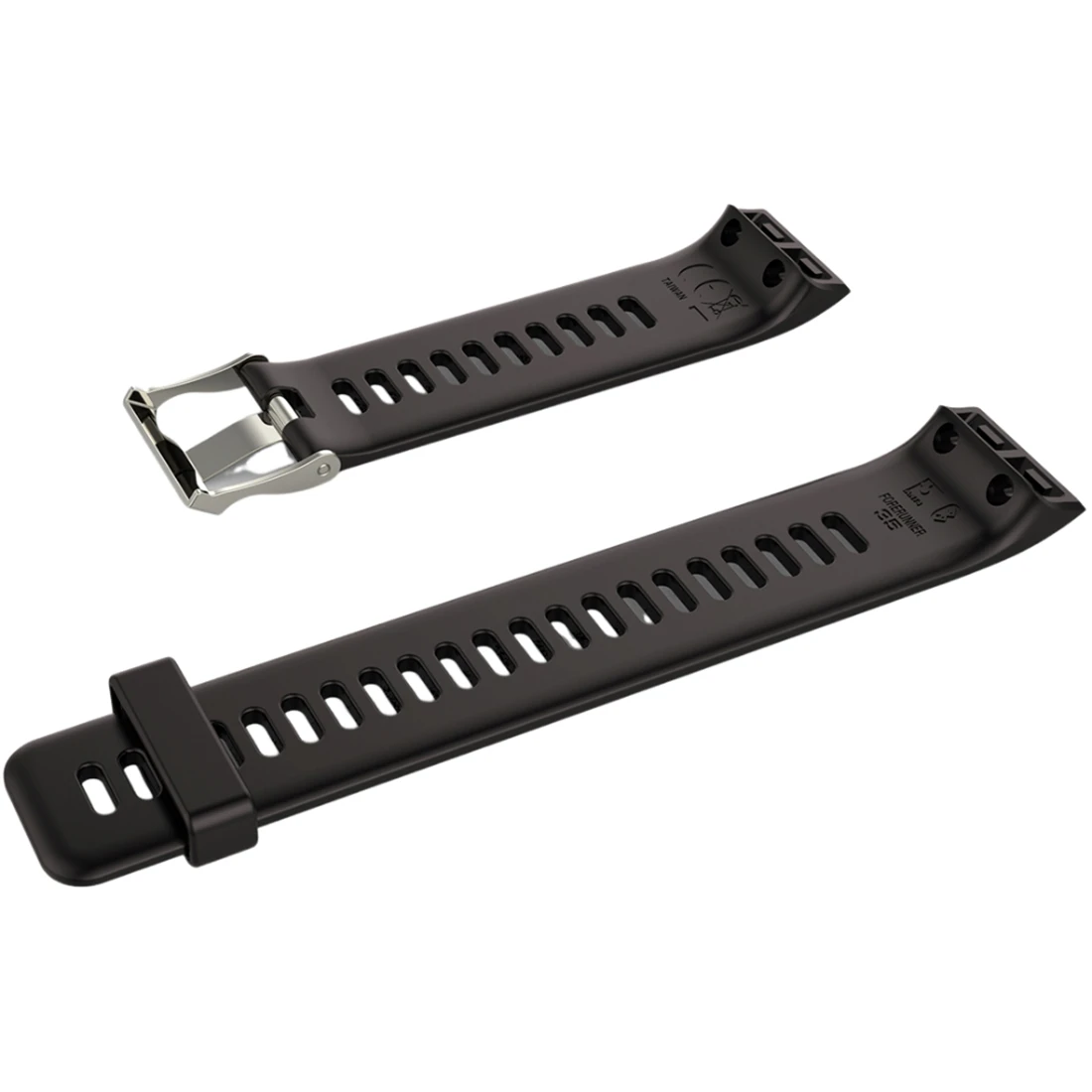 Compatible with Garmin Forerunner 35/30 Black 6-Piece Replacement Strap