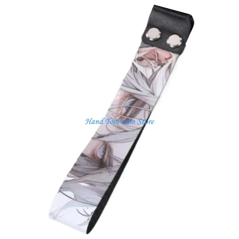H37F Lightweight Gaming  Keyboards Strap with Colorful Anime Character Designs