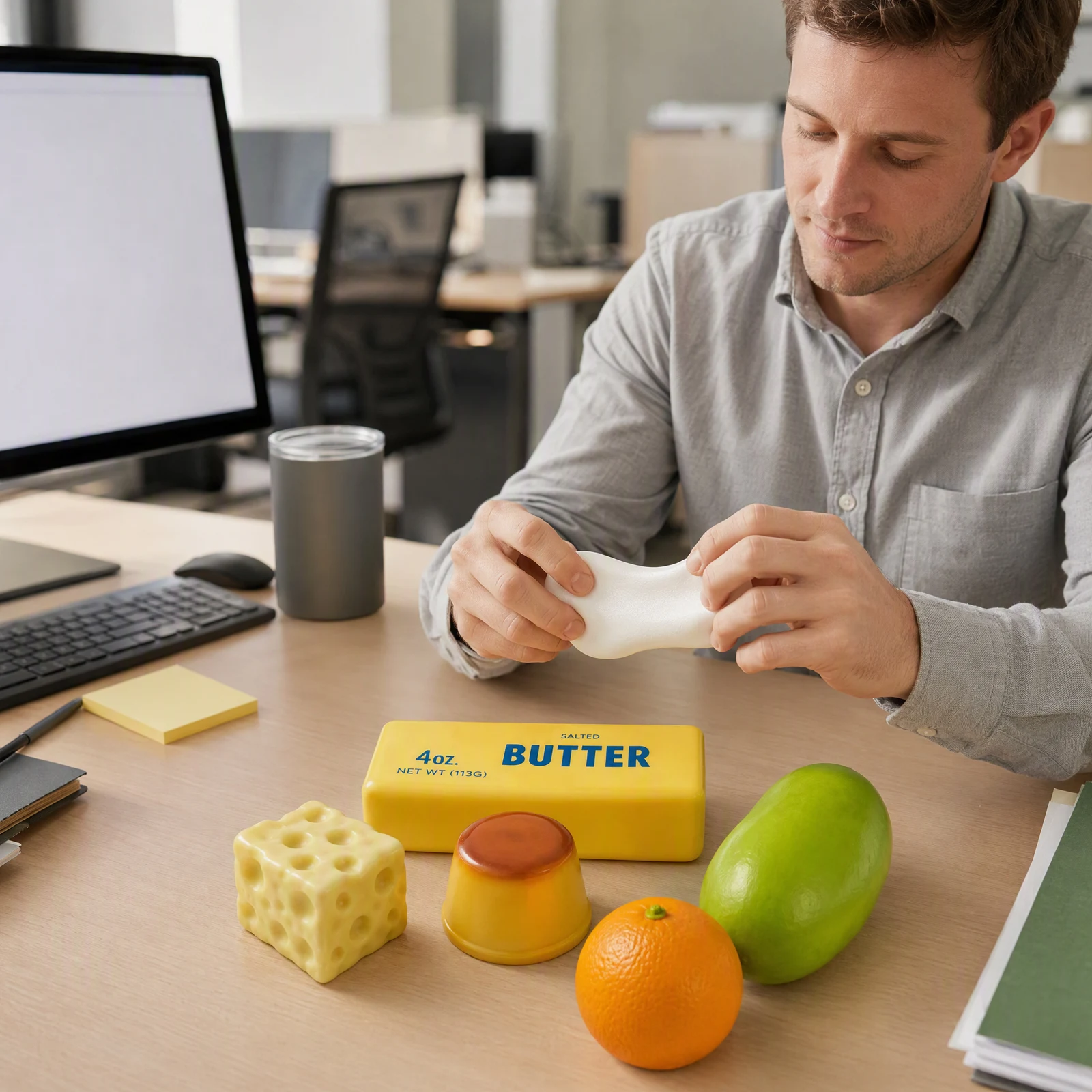 Squeeze Dough Fidget Ball Slow Rebound Decompression Balls Squeeze Toys for Daily Office Work Indoor Leisure Occasions
