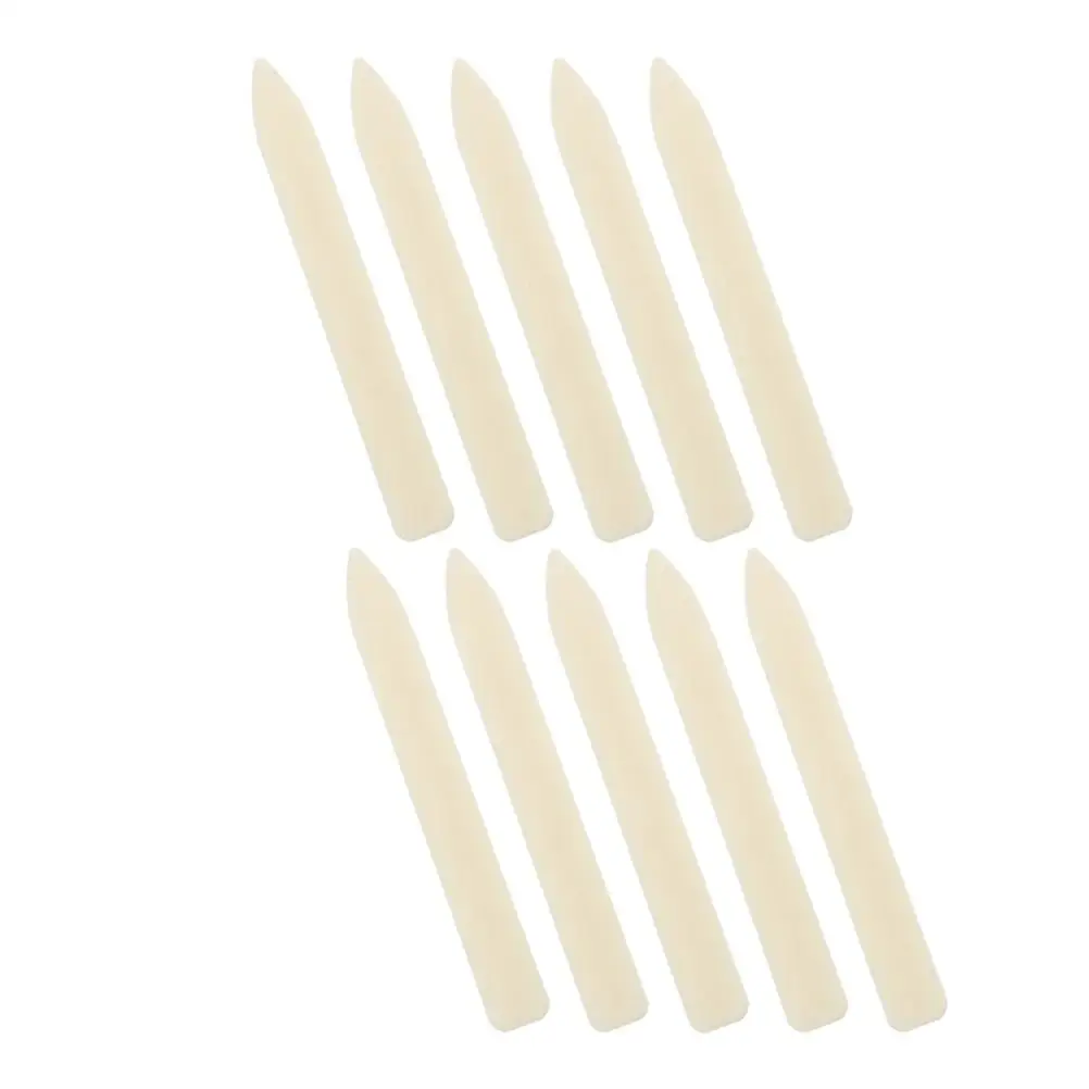 10 Pcs Creased Knife Bone Folder Tool Card Burnisher Folding Plastic Bookbinding Tools Cutting Device