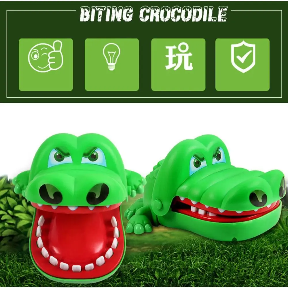 Juguetes de dientes de cocodrilo para morder la mano, plástico, 10 estilos, dentista, juegos familiares clásicos, cocodrilo interactivo para morder los dedos, bromas para fiesta