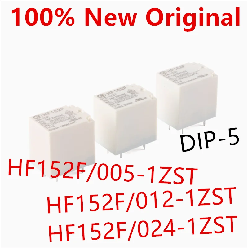 10piece  HF152F/005-1ZST 、HF152F/012-1ZST 、HF152F/024-1ZST  New power relay   HF152F-005-1ZST 、HF152F-012-1ZST 、HF152F-024