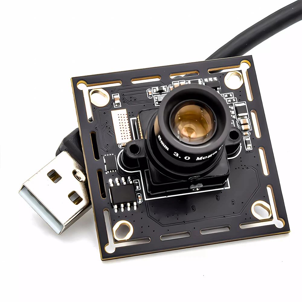 WGWK 8mm USB Camera Module 1080P 90FPS 720P 120FPS Global Shutter 42° Without Blur M12 Lens AR0234 Board High Frame Rate Camera