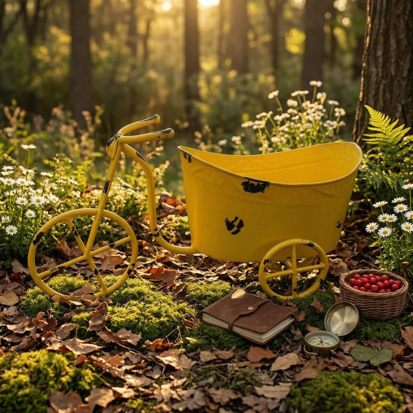 Iron Tricycle Garden Cart Deco - Photography Outdoor review and price