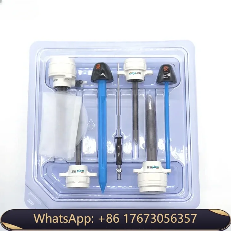 

Single Use Trocar Disposable Sets 5mm and 10mm Trocar with Blunt Tip Laparoscopic Surgical Instrument