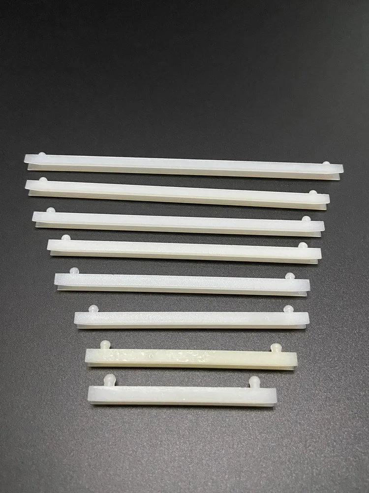 Nylon 66 Material Natural Screw Free Fix And Install The PCB Board On The Chassis Plastic Clamp Strip Card Guide Rail CG Series
