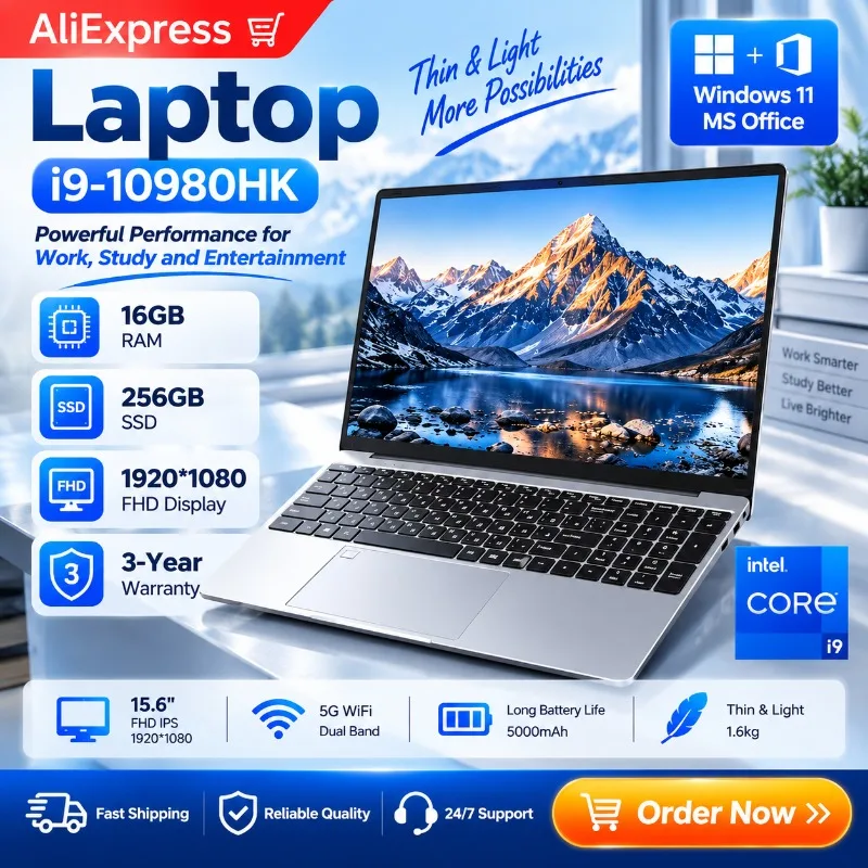 Portable Intel Core i9 10980HK 15.6