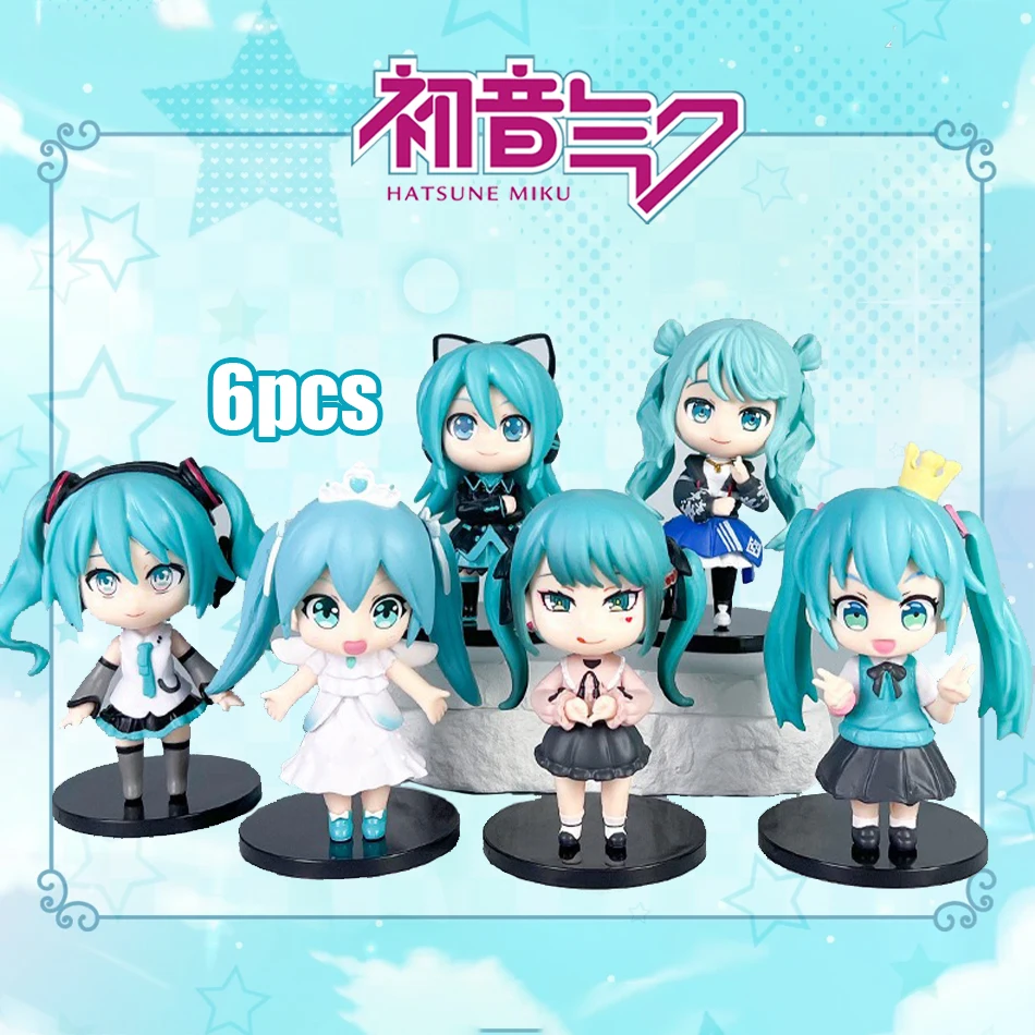 Heiße Hatsune Miku Q Version Serie Cinnamoroll Piapro Erste Generation Blind Box Kind Spielzeug Sammlung Geschenk Geburtstag Geschenk