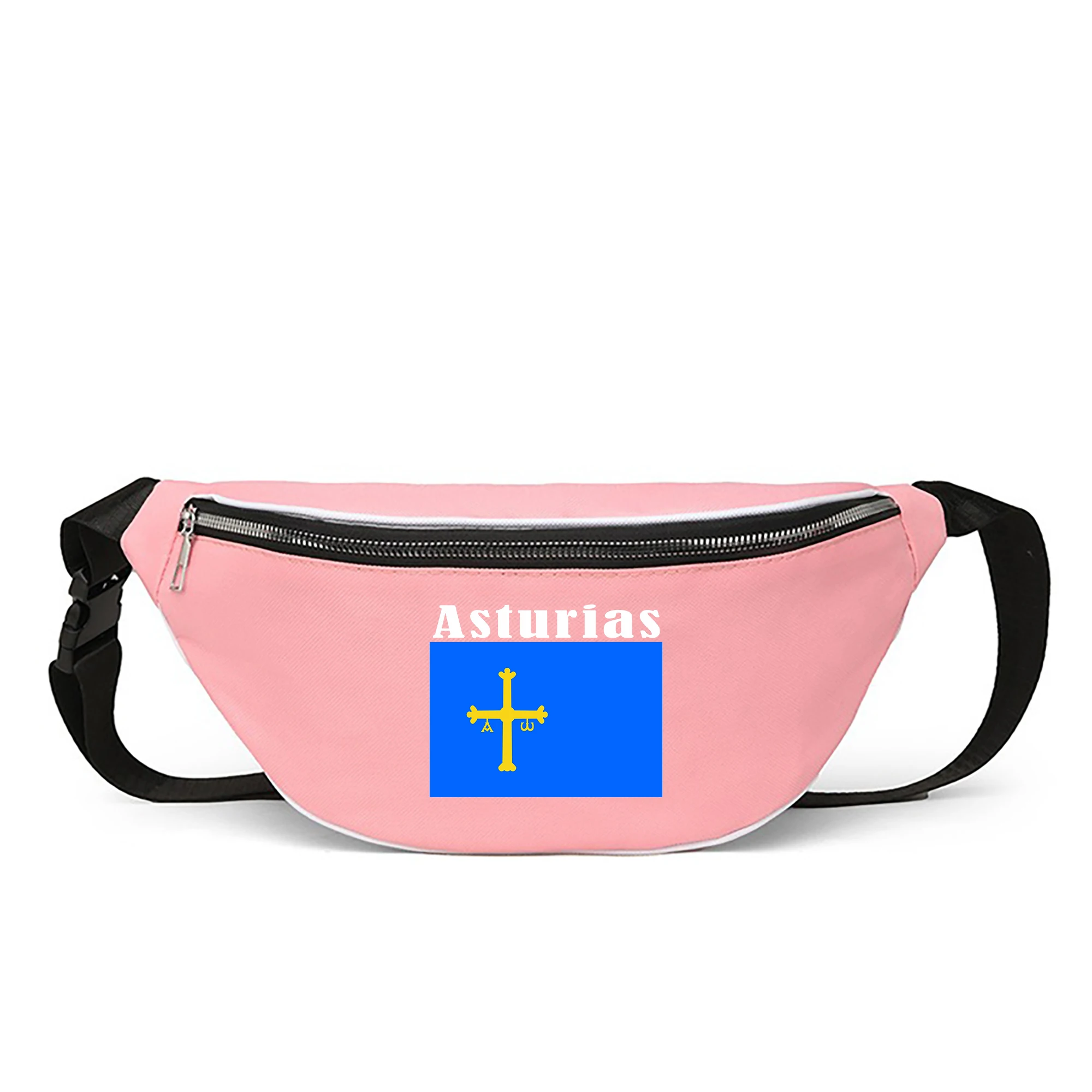 Asturias Waist bag Crossbody Bag Shoulder Bag Chest Bag Fashion Casual Sports BackPack Gift Souvenir Support Icons Custom YB-167