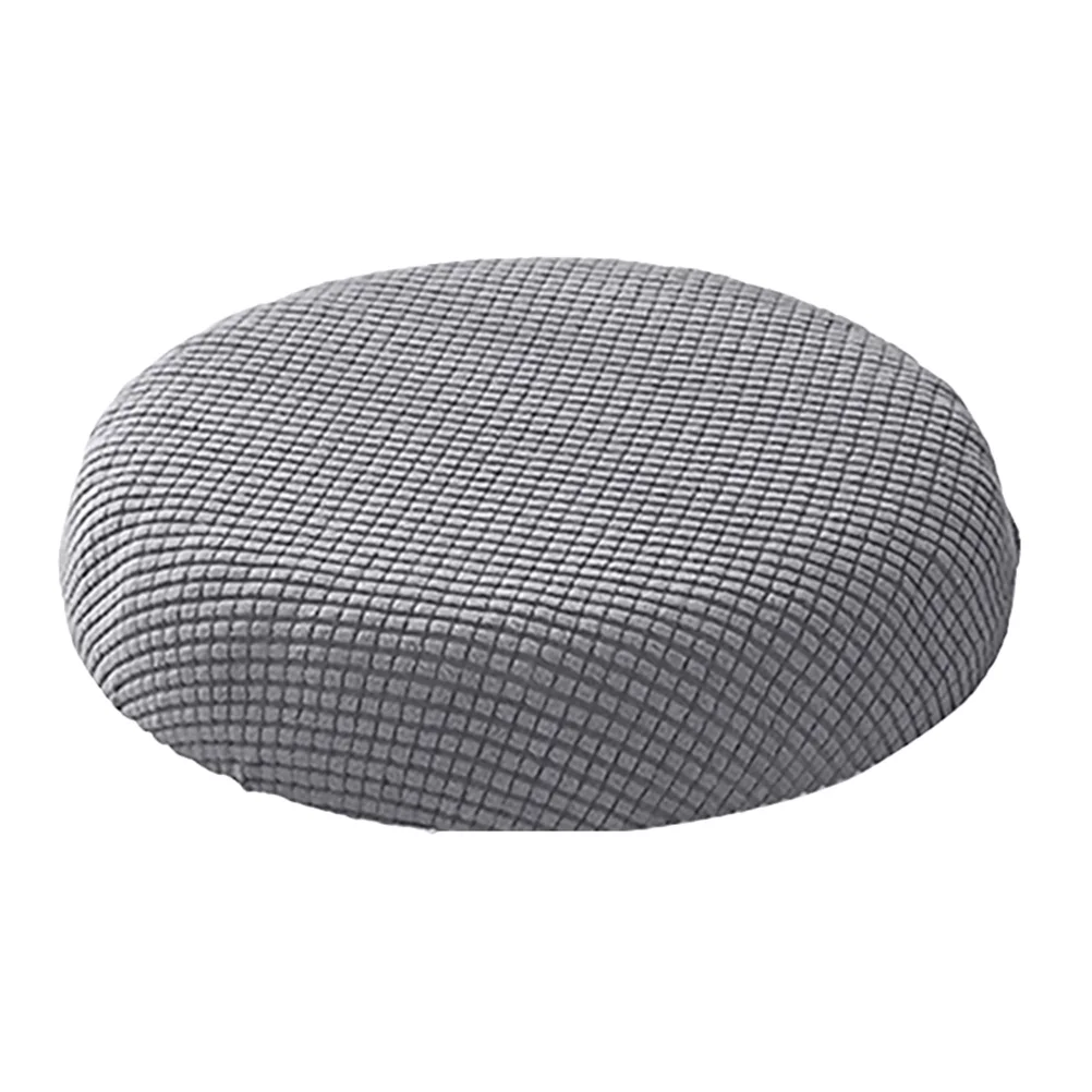 Mat Round Stool Cover Office Vanity Table Chaise Lounge Chair Indoor Polyester Black Tablecloths