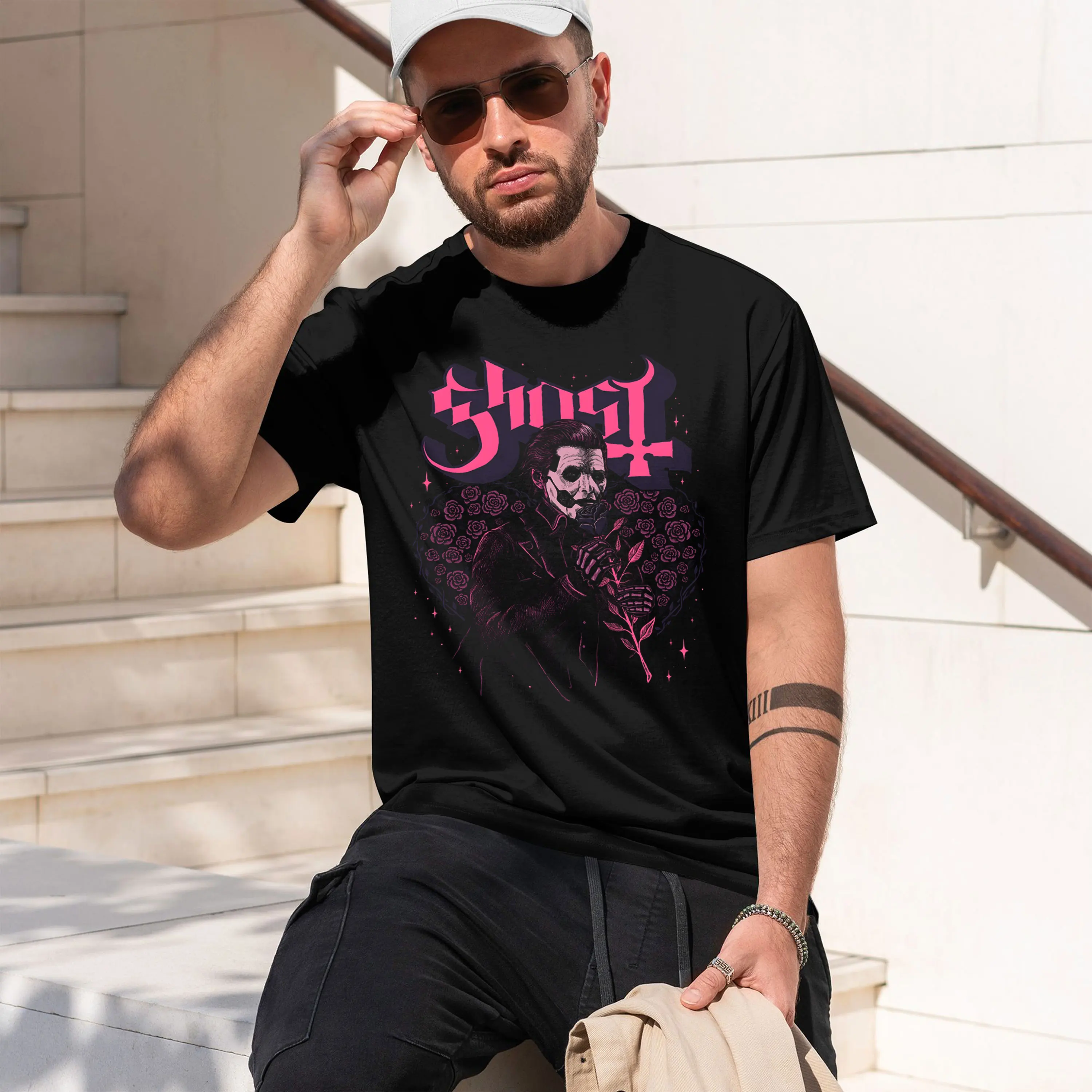 – Bouquet 2026 New Model Men’s Short-sleeve crewneck T-Shirt Classic Casual Multiple Colors and Sizes for Daily Wear All-Day Com