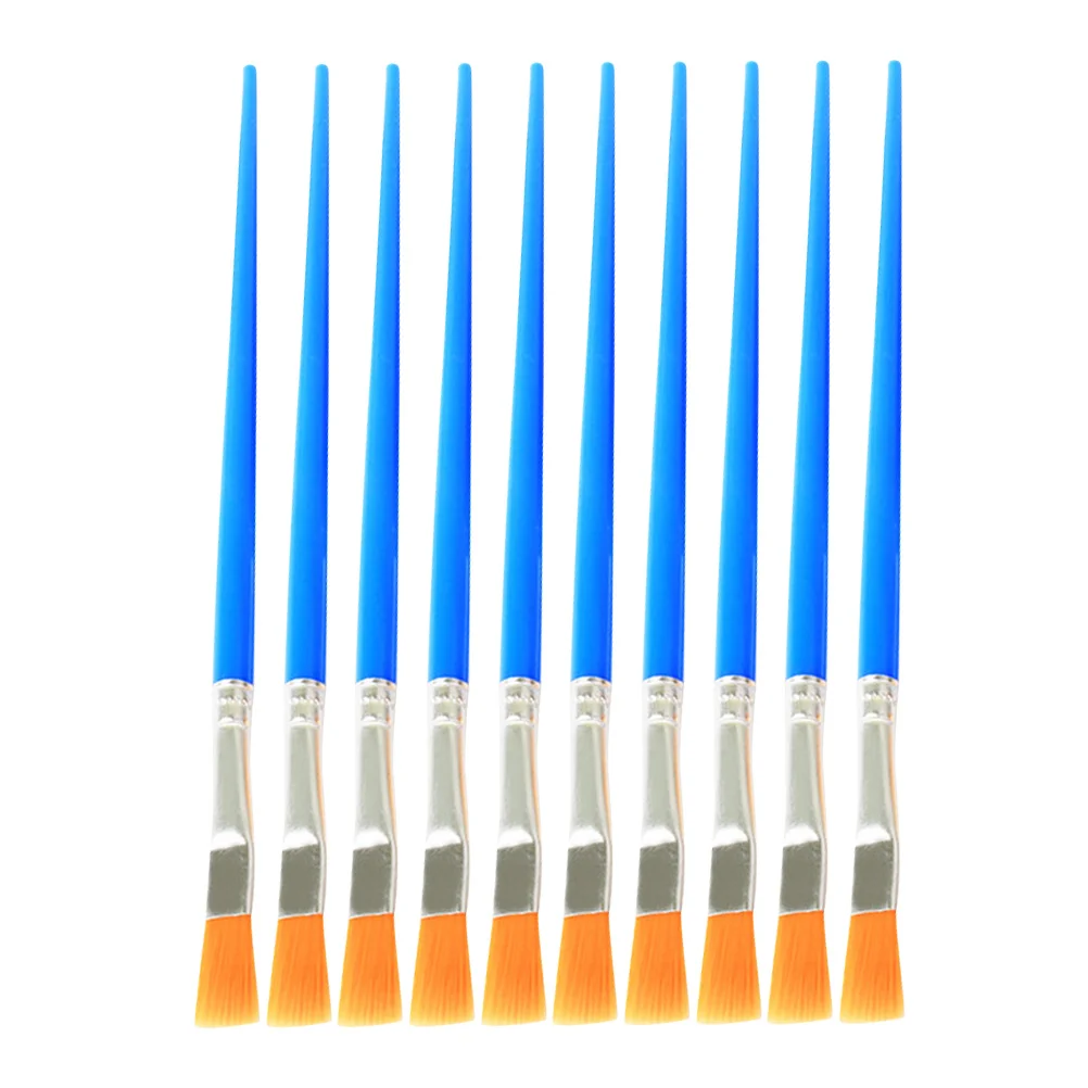 

100 Pcs Fine Detail Paint for Painting Brush Cleaner Solution Blue Kids Student