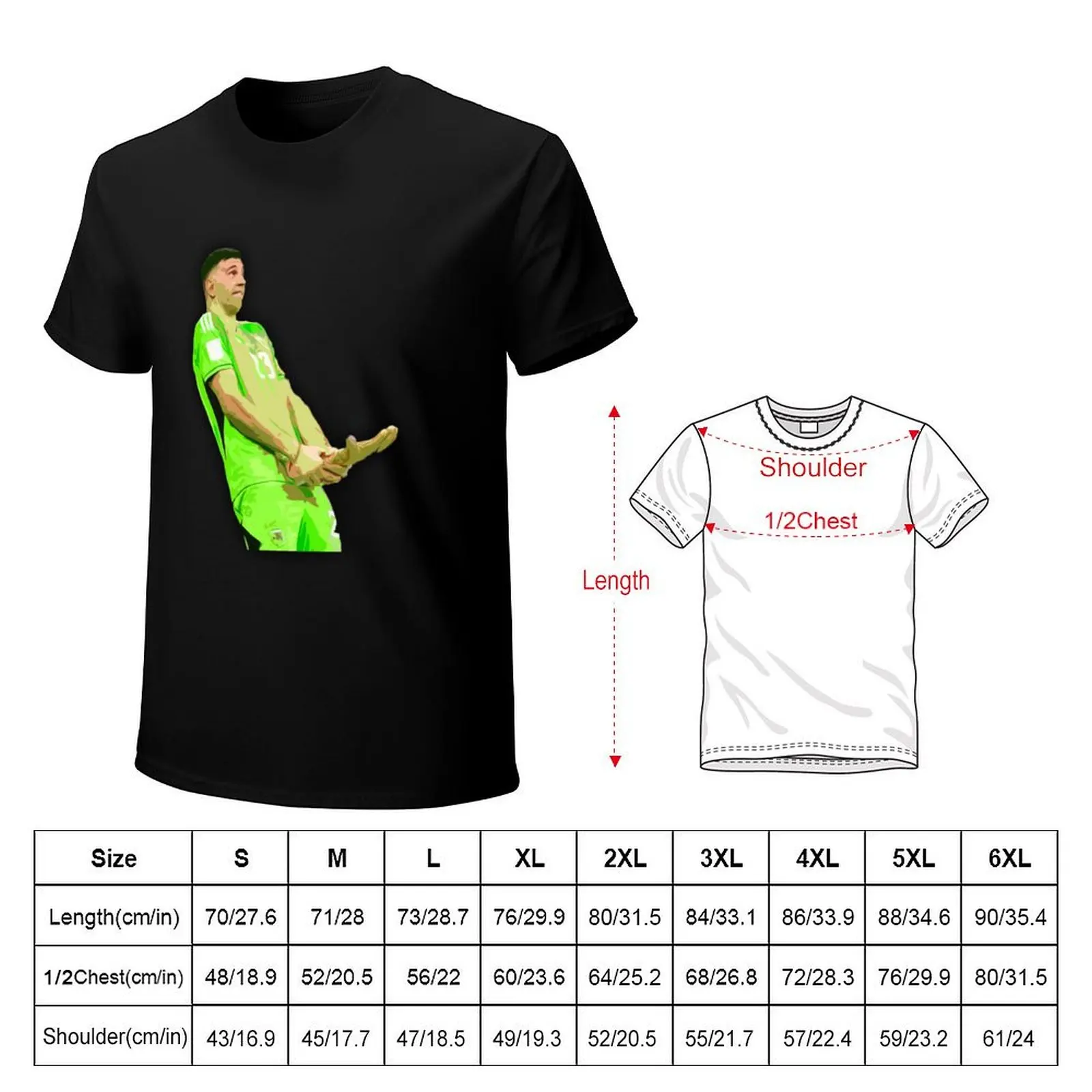 Dibu Martinez T-Shirt Big Size Daily Wear T-Shirt