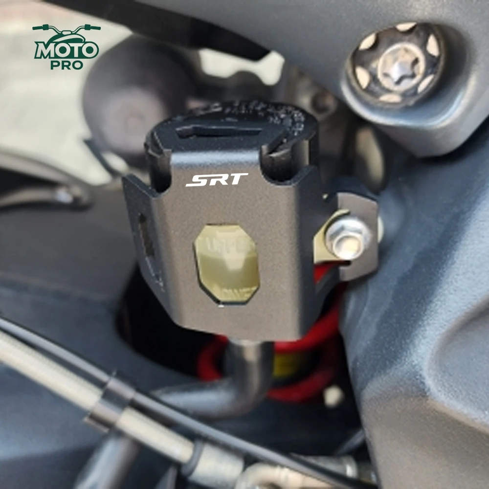 

For QJMOTO SRT900SX SRT900S SRT900 SRT 900 S 2025 2026 Rear Brake Fluid Reservoir Protector Cover Guard Cap SX SRT 900S 900SX