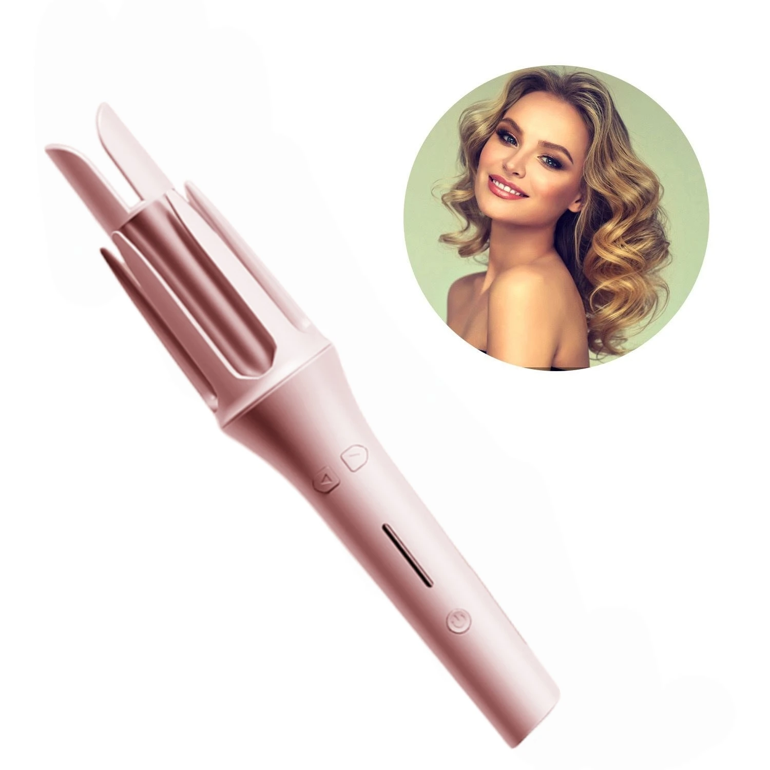 32mm Ceramic Auto Rotating Curler, Professional Hair Styling Tool for Home & Festival Hairstyles