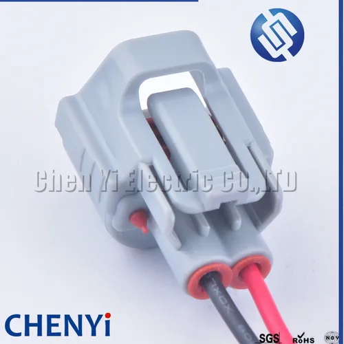 Imagen 2 del producto Conector de inyector de combustible de 2 pines, conector impermeable, cola de cerdo 6189-0670 para Toyota Nippon Denso Lexus Ford Nissan Cefiro izusu