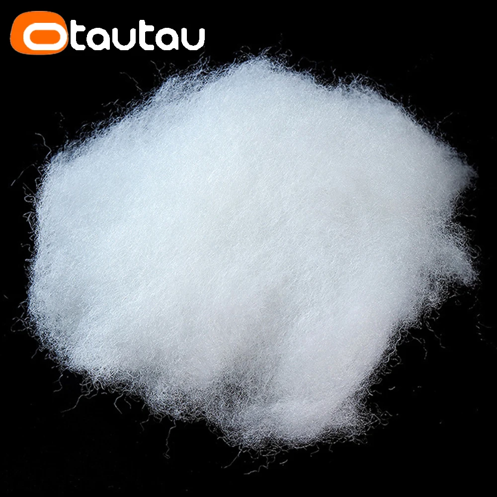 OTAUTAU 1kg PP Cotton Polyester High-elasticity Eco 3D Hollow Filler for Pillow Plush Toy Doll Bean Bag Sofa Bed Cushion OT001