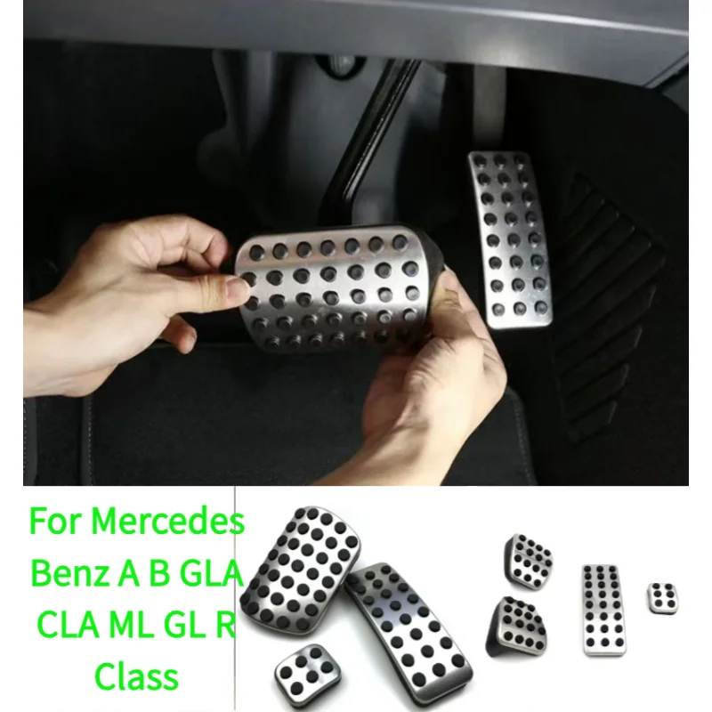 

Car Pedals Cover for Mercedes Benz A B GLA CLA ML GL R Class W246 W251 W245 W164 W166 W176 X164 X166 C177 X156 Gas Brake Pedal