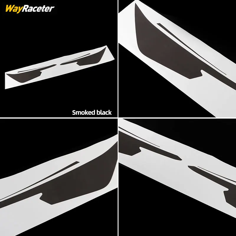 2 Pcs Car Headlight Protective Film Transparent Smoked Black TPU Sticker For Lexus TX350 2024 TX500h F Sport TX 2025 Accessories