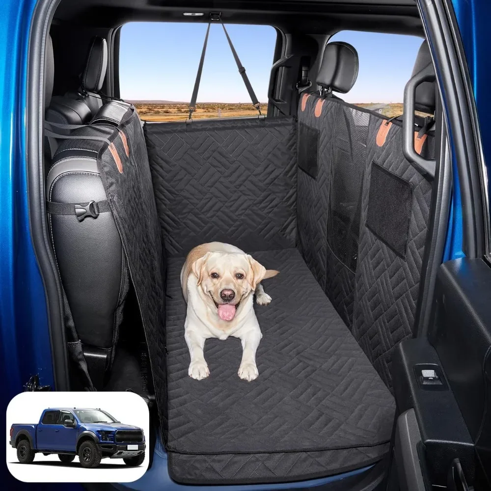 

Dog Car Seat Cover, Seats Covers for Trucks, Dog Hammock for Truck, Back Seats Pet Cover for Dogs, Back Seat Extender