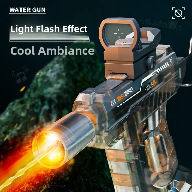 

New electric continuous fire water gun children's toy, large capacity boy water gun toy